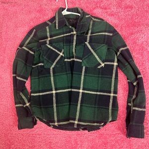 Oversized flannel shaket